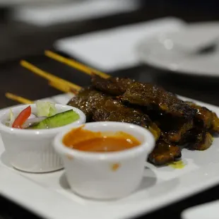 Beef satay