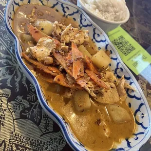 Massaman chicken curry