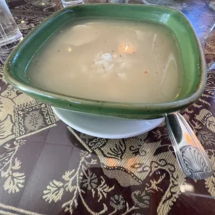 Chicken and rice soup