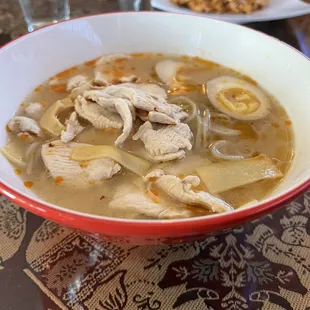 Chicken Ramen noodle soup