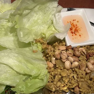 Lettuce wrap - curry flavor