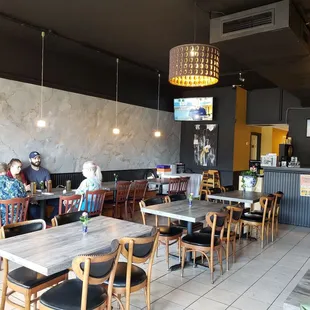 Inside resraurant