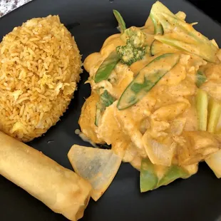 Curry Chicken in Peanut Sauce Lunch