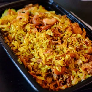 Curry Fried Rice (Chicken)