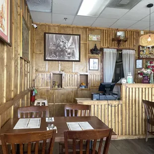 the interior of a restaurant