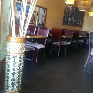 Small an quaint seating area.