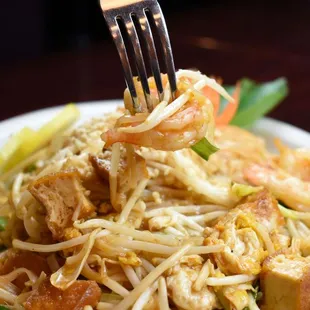 Pad Thai with shrimp
All-time favorite