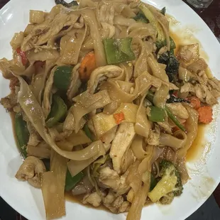 Drunken noodles