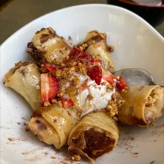 Fried Banana and Ice Cream