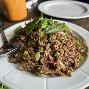 Beef larb