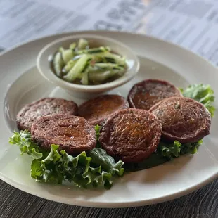 Fish cake appetizers