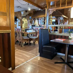 Corner of dining area