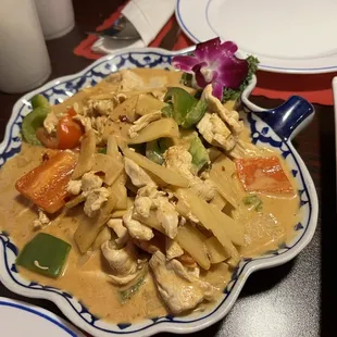 Thai chicken curry