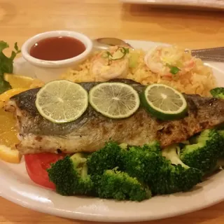 Rainbow Trout Dinner