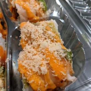 a variety of sushi