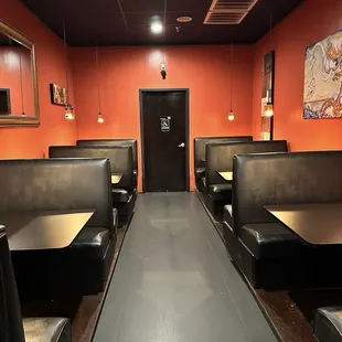 sushi and sashimi, interior