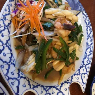 Seafood stir fry