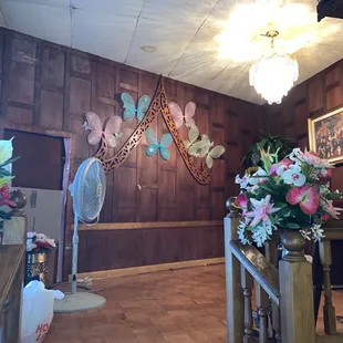 Separate dining area