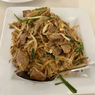 Pad Thai Noodle with beef