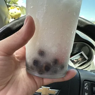 Lychee with Boba Smoothie