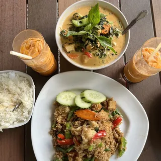 Spinach Curry Lunch Special