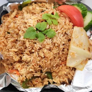 Basil Fried Rice, $13.95.