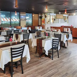 the interior of a restaurant