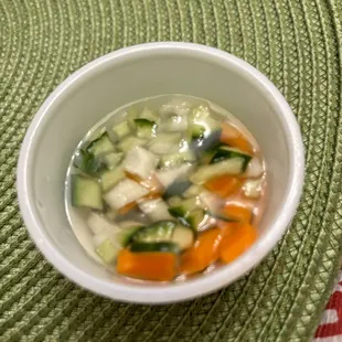 Cucumber salad, sweet