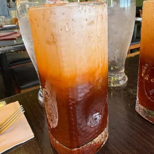Thai iced tea.