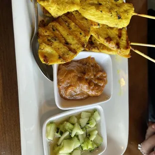1. Satay Chicken