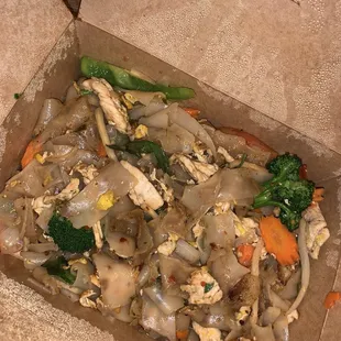 Drunken Noodle Or Rice