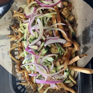 Chicken Satay Fries