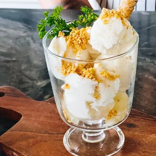 Coconut Pandan Ice Cream
