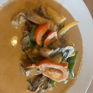 Roasted Duck Curry with Red Curry