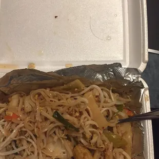 The flavor of the dish just didn't seem right as a whole. Then as I was eating, I dug down into the dish and up came a black hair!