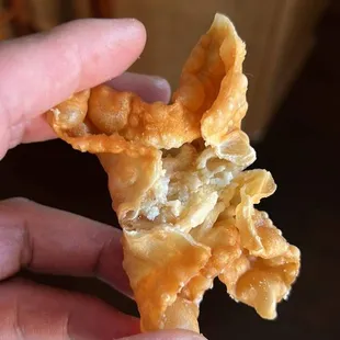 No cream cheese or crab