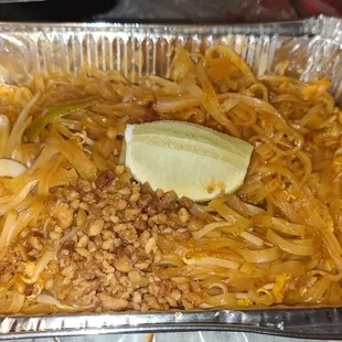 Country Pad Thai (Spicy) with seafood