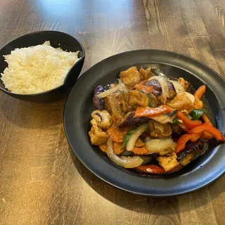 Spicy Eggplant Dinner