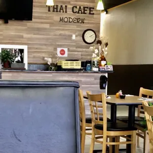 tables and chairs