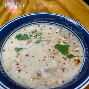 Tom Kha Chicken Thai hot.