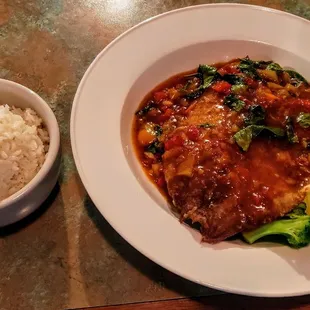 Red Chili Tilapia at Thai Cafe
