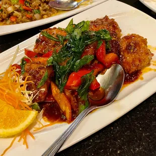 Crispy Salmon In Chili Sauce