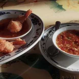 Did I mention we love the butterfly shrimp? O, and their special spicy sauce ! OMG !