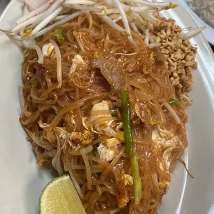 Pork pad thai