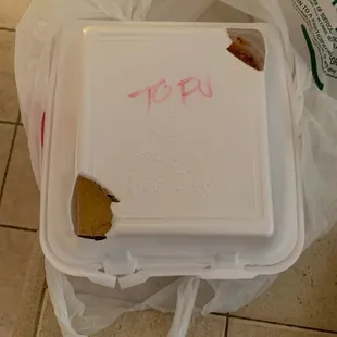 The box came with holes in it?