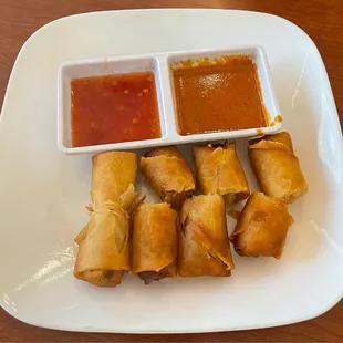 Egg 3. Crispy Veggie Spring Rolls