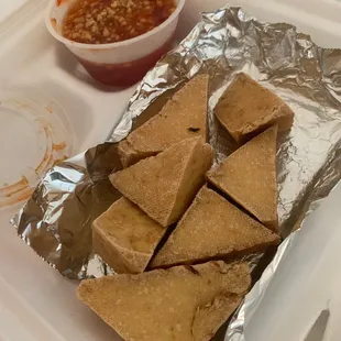 Overpriced dry tofu