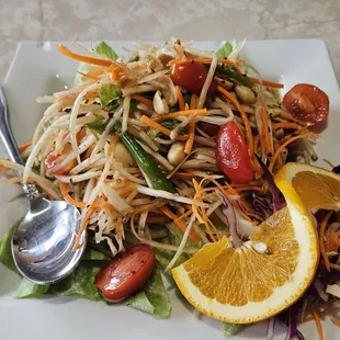 Lao style papaya