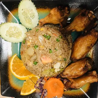 85. Thai BBQ Chicken with Pineapple Fried Rice Special