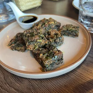 Crispy Chive Cakes